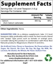 Poudre de carbonate de calcium 1 Pound & Glycinat de magnésium 425 mg