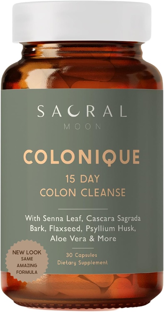 15 Dagen Colon Reiniging - Digestieve Ondersteuning voor Reiniging, Senna Blad, Cascara Sagrada, Psyllium Husk, Vlaszaad, Aloë Vera, Probiotica en Meer. Constipatie Verlichting.