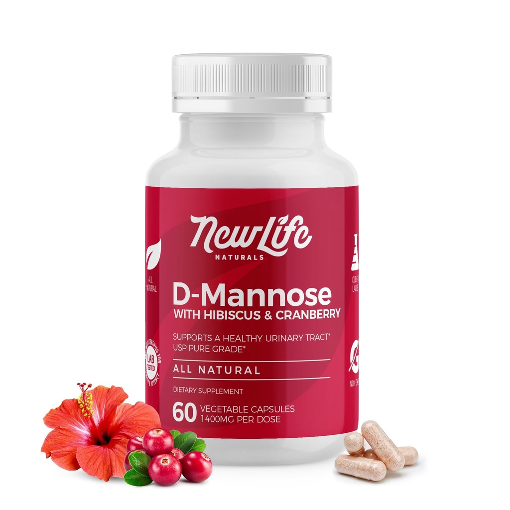 NewLife Naturals D-Mannose Capsules 