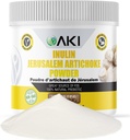 AKI Inulin Jerusalem Artichoke Poeder (6oz/170g) Goed in vezels en prebiotica, ideaal voor koffie, smoothies, sap en andere maaltijden - Veganistisch, glutenvrij (verpakking van 1)