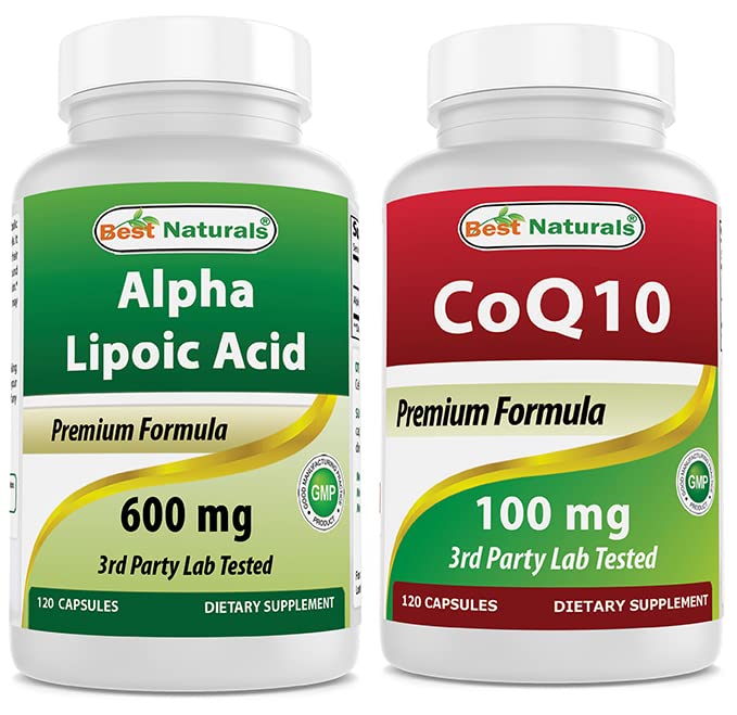 Best Naturals Alpha Lipoïnezuur 600 mg & COQ10 100 mg