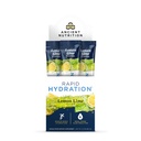 Ancient Nutrition Rapid Hydration Powder, Lemon Lime, Elektrolyten uit natuurlijke zee Zouten en Red Marine Algen, Ondersteunt Rapid Body Hydration en Cellular Health, 15 porties