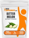 BulkSupplements.com Bitter Meloen Extract Poeder - Bitter Meloen Supplement, Bitter Gourd Extract - Kruidensupplement, Glutenvrij, 750 mg per portie, 1kg (2,2 lbs) (verpakking van 1)