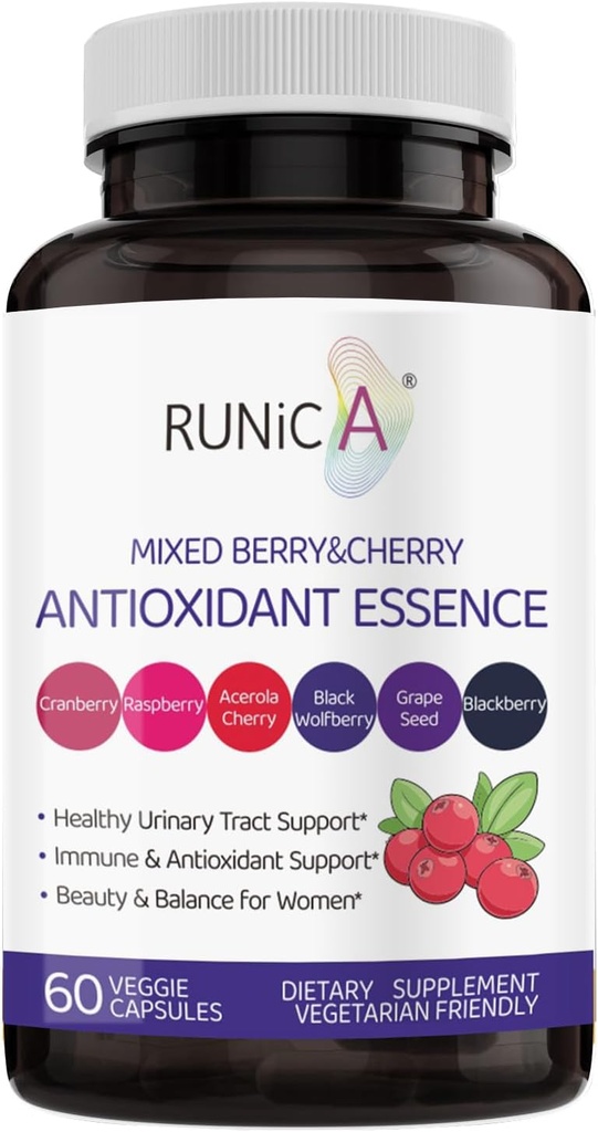 6in1 Antioxidant Supplement voor vrouwen met Cranberry, Grape Seed & Berry Blend 
