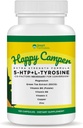 Wees blij, 120 Vegetarische Capsules, Serotonine en Dopamine Booster met Co-Factoren, 5-HTP, L-tyrosine, Magnesium, Green Tea Extract, Koper, Zink, Vitamine C, Vitamine B9, Vitamine B6