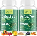 1000 MG Voorzichtige ontgifting, hoge potente, Gut Cleanse & Detox Capsules voor vrouwen en mannen, natuurlijke ontgifting, colon, lever, antioxidant & decompensative ondersteuning, 120 capsules