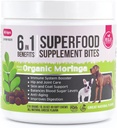 6 in 1 Superfood Hondensupplement met biologische Moringa 