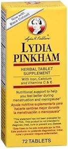 Lydia Pinkham Herbal Tablet Supplement 72 Tabletten (VERPAKKING 2)