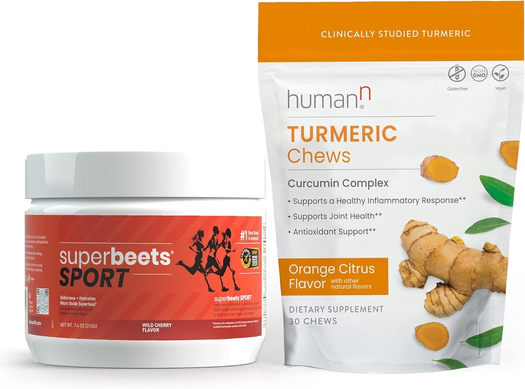 Humann SuperBeets Sport & Turmeric Chews