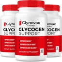 NutraRize (3 Pack) Glynovax Pills, Glynovax Glycogen Support Formula, All Natural Supplement to Maintain Healthy Stable Levels, Official Glyno Vax Reviews (180 Capsules)