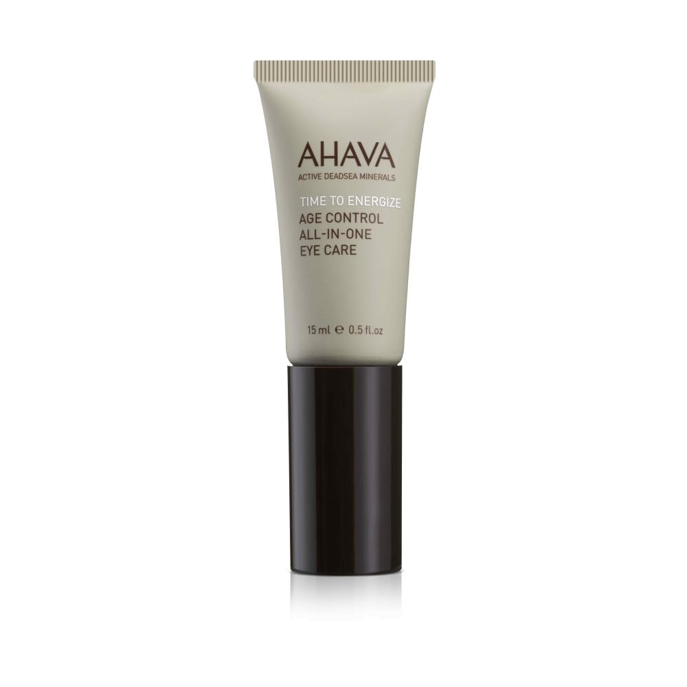 AHAVA-tijd om mannen leeftijdscontrole alles-in-één oogverzorging te activeren - Verfrissende en hydraterende gel tot glad Undereye-gebied, Donkere cirkels verminderen, met Osmoter, Aloë Vera, Cafeïne, Peptides & G-Force, 0.5 Fl.Oz