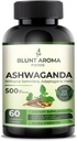 Ashwagandha Extract Capsule - Grote sterkte 5200mg poeder. Blended Ginger Root, Kurkuma Curcumin, Alkanet Root en Black Pepper - 60 capsules - 2 maand levering