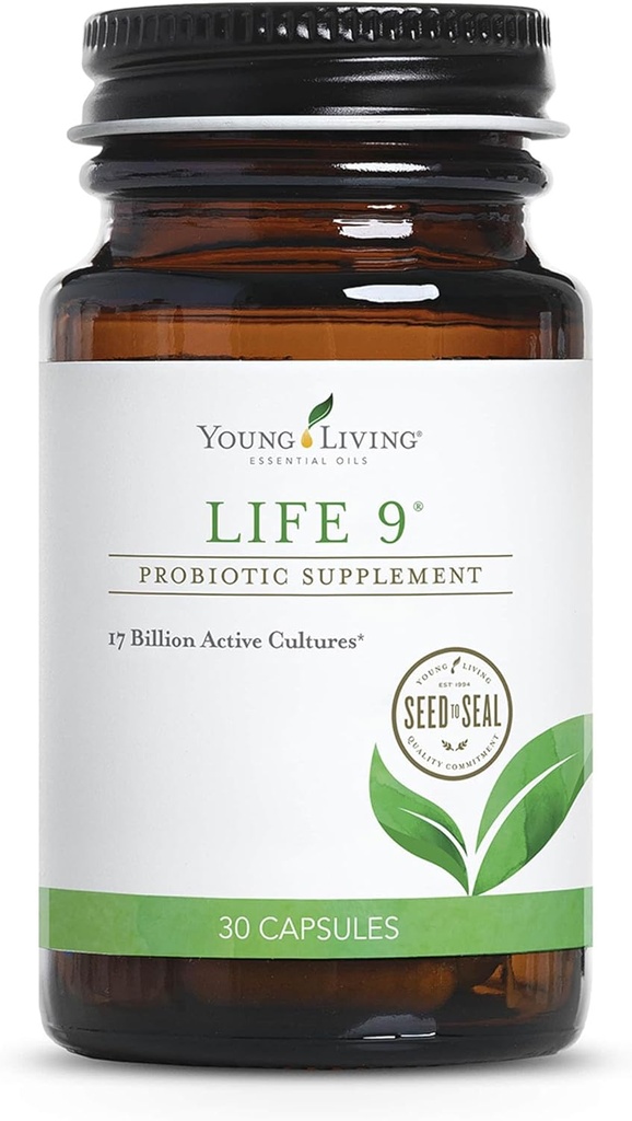 Young Living Life 9 Probiotic Supplement - Immune, Metabolisme en Intestinal Ondersteuning - 30 capsules