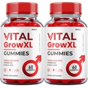 (2 Pack) Vital Grow XL Gummies - Officiële Formule - Injectieflacon Groeien XL Geavanceerde sterkte Formule, Vital Grow XL Reviews, Algemene Gezondheidsondersteuning 1000mg Maximale sterkte Wellness Supplement (120 Gummies)