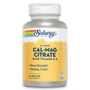 Solaray Calcium Magnesium Citroen 2:1 Ratio - Calciumsupplementen voor vrouwen en mannen w/Magnesium en vitamine D 2 - Bot Gezondheid, Spier en Zenuw Ondersteuning - Vegan, 60-dagen garantie, 15 Serv, 90 VegCaps