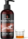 Pure Wild Alaska Zalm & Pollock Oil voor honden en katten huid en jas - Visolie vloeibaar met pomp - Ondersteunt gezamenlijke functie en gezondheid van het hart - Omega 3 Liquid Food Supplement - Alle natuurlijke EPA + DHA - 8oz