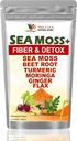 Melk thestile met Sea Moss en Turmiric Supplement Powder for Immune support, Body Cleanse en detox Include BeetRoot, Moringa, Dandelion, Burdock en ongewassen zaden 