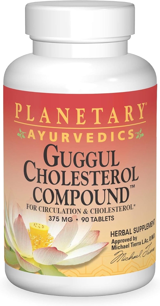 Planetaire kruiden Guggul Cholesterol Compound Ayurvedic 90 Tablet