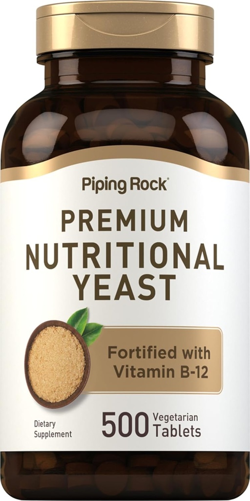 Piping Rock Nutritional Gist Tablets 500 pillen Versterkt met vitamine B12 Complex 