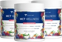 Gundry MD MCT Wellness Powder pour soutenir l'énergie, la production de cétones et la santé du cerveau, Keto Friendly, sans sucre (90 jours d'approvisionnement, pastèque limonade)