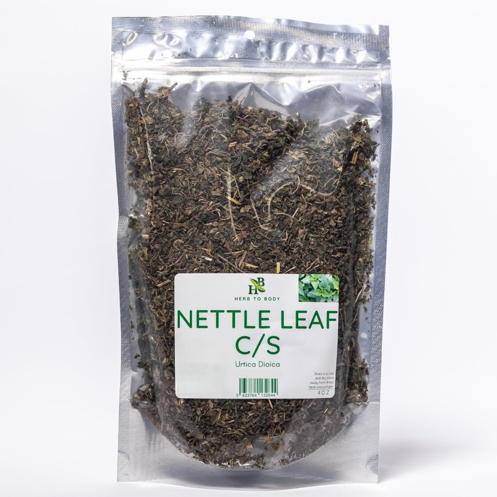 Herb to Body Nettle Leaf C/S=Cut & Sifted=Urtica Dioica=Cuisson sauvage=4oz