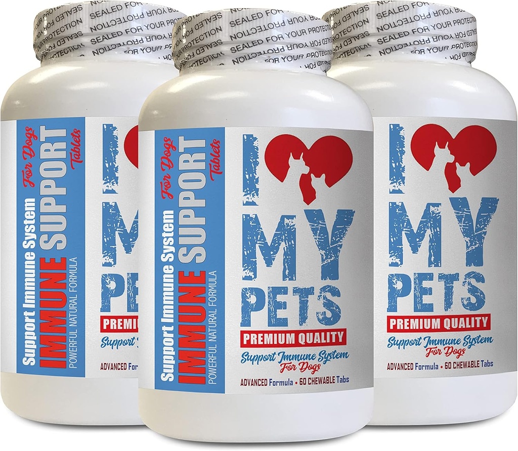 antioxidant voor honden - Honden Immuun Ondersteuning - Booster - Gezond PET - Supplement - Honden Immuun Systeem Booster - 180 Treats (3 flessen)