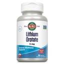 KAL Lithium Orotate 5mg, Low Dose Lithium Supplement voor algemene Wellness Mood Support, Highly Bio available, Vegan, 60-dagen garantie, 180 porties, 180 VegCaps