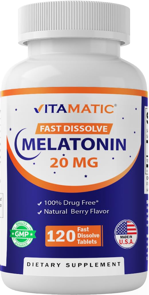 Vitamatic Melatonine 20 mg Tabletten 