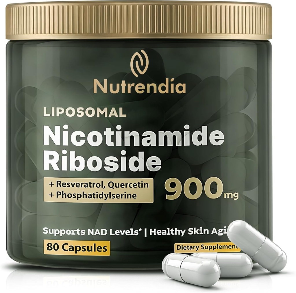 NAD+ Liposomal Nicotinamide Riboside met Resveratrol & Quercetin NAD+ 