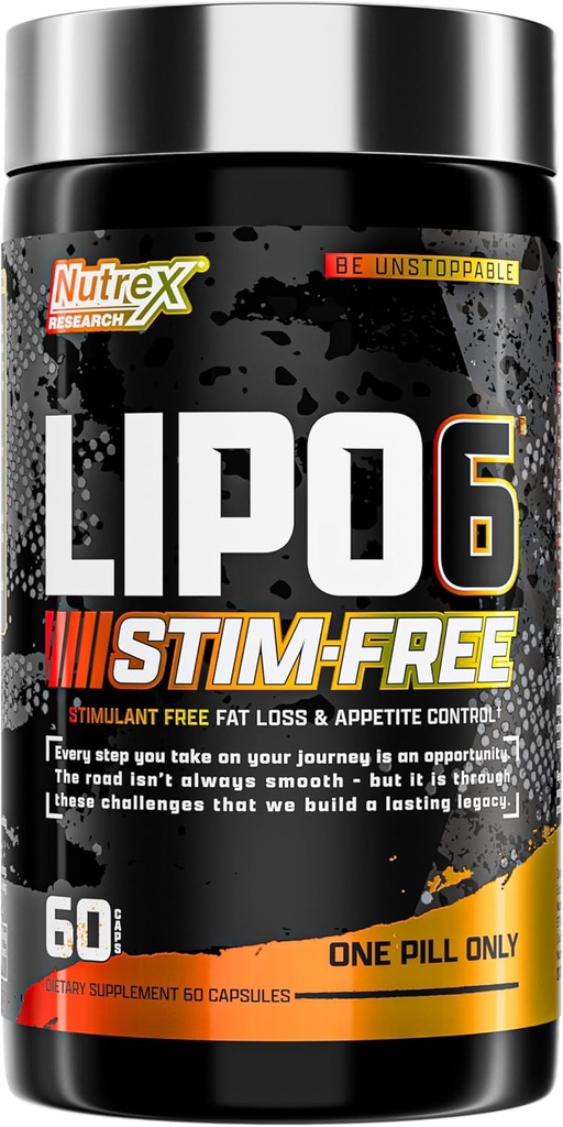 Nutrex Research Lipo6 Stimulant Free Weight Loss & Appetite Suppressant Diet Pillen 