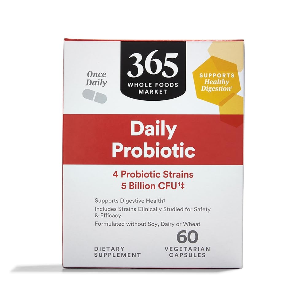 365 per Whole Foods Market, Daily Probiotic 5 Miljard CFU, 60 ct