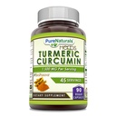 Pure Naturals Kurkuma Curcumine met Bioperine 2250 mg Per Serving Supplement 