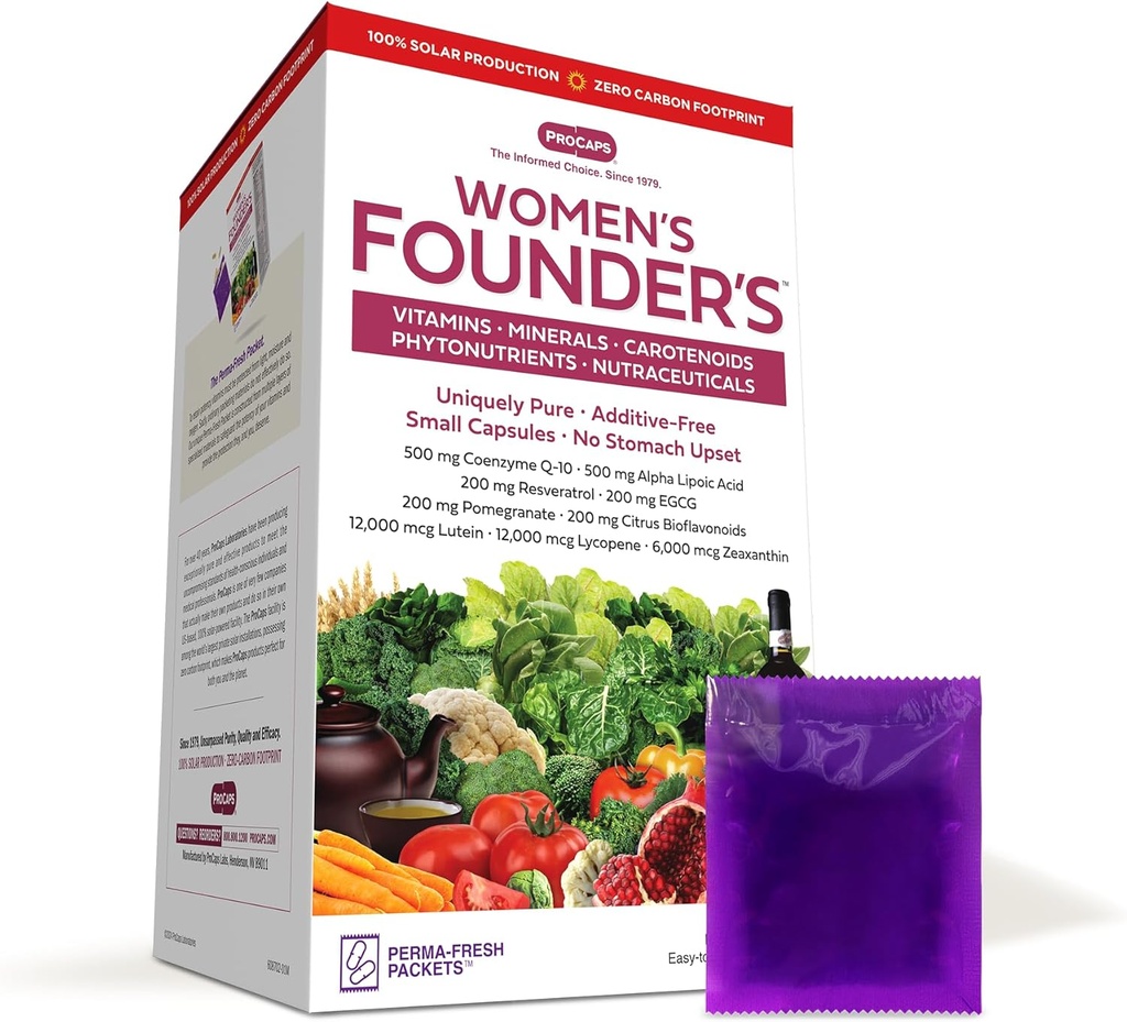 ANDREW LESSMAN Multivitamin - Women's Founders 30 Packets - More Than 40 Nutrients Plus High Potencies of Essential Vitamins, Minerals, Phytonutrients, Carotenoids. Easy-to-Swallow. No Additives
