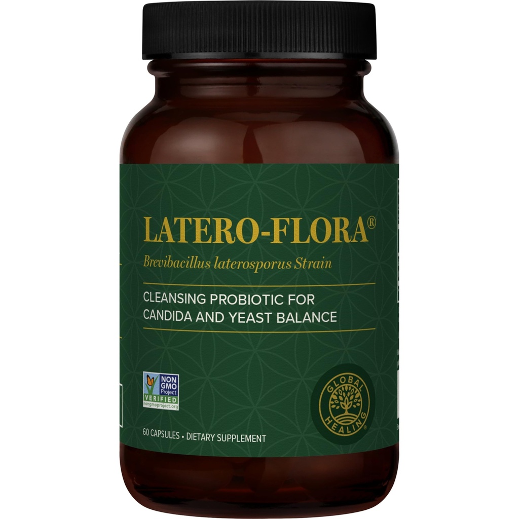 Latero-Flora Probiotic compte 60 par Global Healing Center
