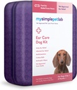 MySimplePetLab Ear Care Dog Kit I Tris médicamenté Flush Dog Ear Cleaner I Traitement de l'infection par Ketoconazole I Hydrocortisone gouttes I Confort pour les oreilles émaillées, démangeaisons ou douloureuses