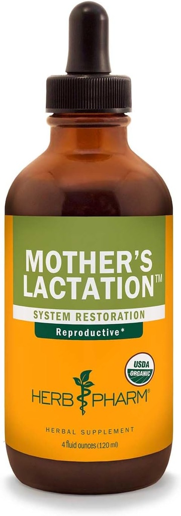 Herb Pharm Moeder's Borstvoeding Liquid Kruidenformule met Fenegriek Liquid Extract - 4 Ounce