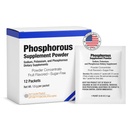 Suppléments de phosphore 12 paquets, Suppléments diététiques Poudre avec Phosphate de sodium et Phosphate de potassium, Supplément de phosphore aromatisé aux fruits Poudre pour la santé des électrolytes, des os et des reins