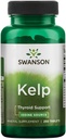 Swanson Premium Merk Kelp - Natuurlijke Jodium Bron Ondersteuning Thyroid Health - Mineral Supplement w/Jodine Source Standaard 0,4% - (250 tabletten, 225 mcg Elk)