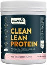 Nuzest - Pea Protein Powder - Clean Lean Protein, Premium Vegan Plant Based Protein Powder, Dairy Free, Glutenvrij, GGO-vrij, Proteïne Shake (1.1 Pound (Pack of 1), Wild Strawberry)