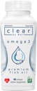 Bell Clear Pure Omega 3 Visoliesupplementen, 2000 mg per portie - Burp Free Premium, Clean and Clear, No Fishy Taste and No Repeats (burps), Cholesterol Free, GGO en Allergen Free, 60 Softgels