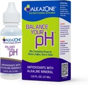 Alkazon Balance Uw pH, Antioxidanten Alkaline Mineral Drops, Single 1,25 Oz Pack, Draagbaar, Opbrengsten 10 Gallon alkaline, antioxidant Water, Unflavored, pH Balance, Hydration