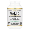 California Gold Nutrition Gold C USP Grade Vitamine C Supplement - Immune Support & Seizoengebonden Wellness - Vegetarisch vriendelijk - Glutenvrij, Non-GMO - 1000 mg - 240 Veggie Capsules
