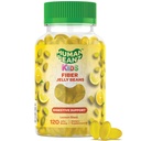 Vezel Jelly Bean Gummies voor kinderen, vezelsupplementen voor de spijsvertering gezondheid, vegetarische vezel Gummy 120 Jellybeans