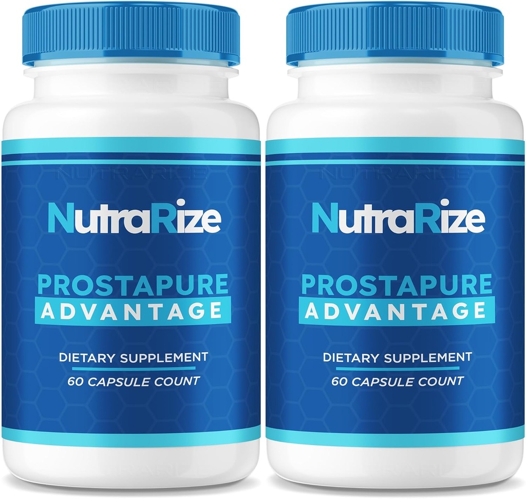 (2 Pack) Prostapure Capsules, Prostapure Advantage Prostate Supplement, Officiële All-Natural Advanced Formula, Maximale sterkte pillen ter ondersteuning van de algemene gezondheid, Prosta Pure Reviews (120 Capsules)