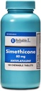 Betrouwbare 1 Simethicon 80mg Anti-Gas 100 Pepermunt tabletten (1 fles)
