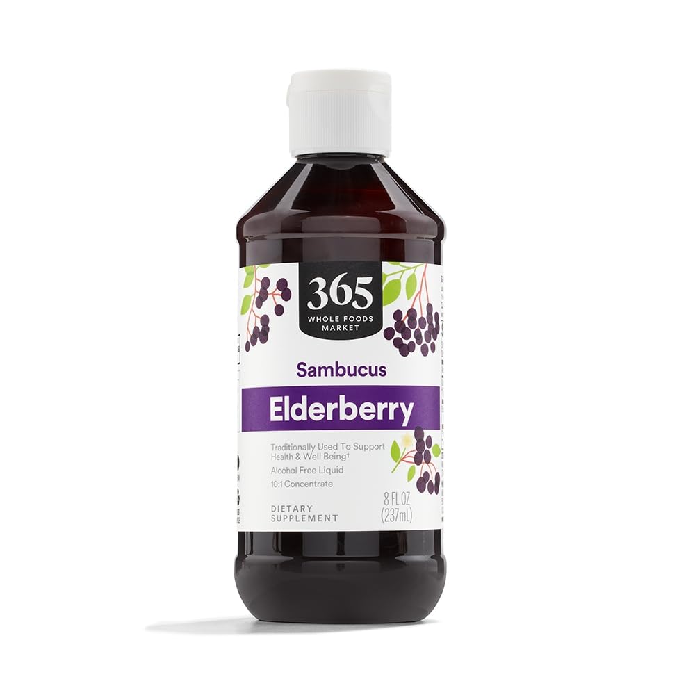 365 Door Whole Foods Market, Vlierbes Siroop, 8 Fl Oz
