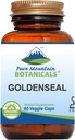 Pure Mountain Botanicals Goldenseal Capsules - Kosher Vegan Caps met 250mg Biologische Goldenseal Root Supplement