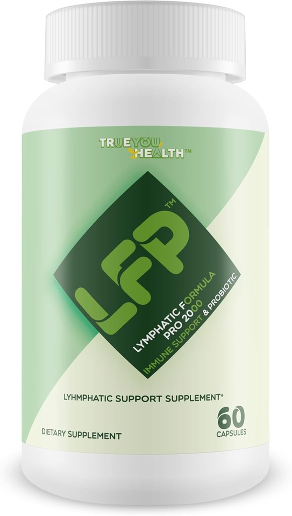 LFP - Lymfatische Formule Pro 2000 Immune Support & Probiotic - Lymfatische Ondersteuning Supplement ter bevordering van een gezond immuunsysteem en lymfatische functie - Hulp Immune Response, Gut Health, & algehele gezondheid