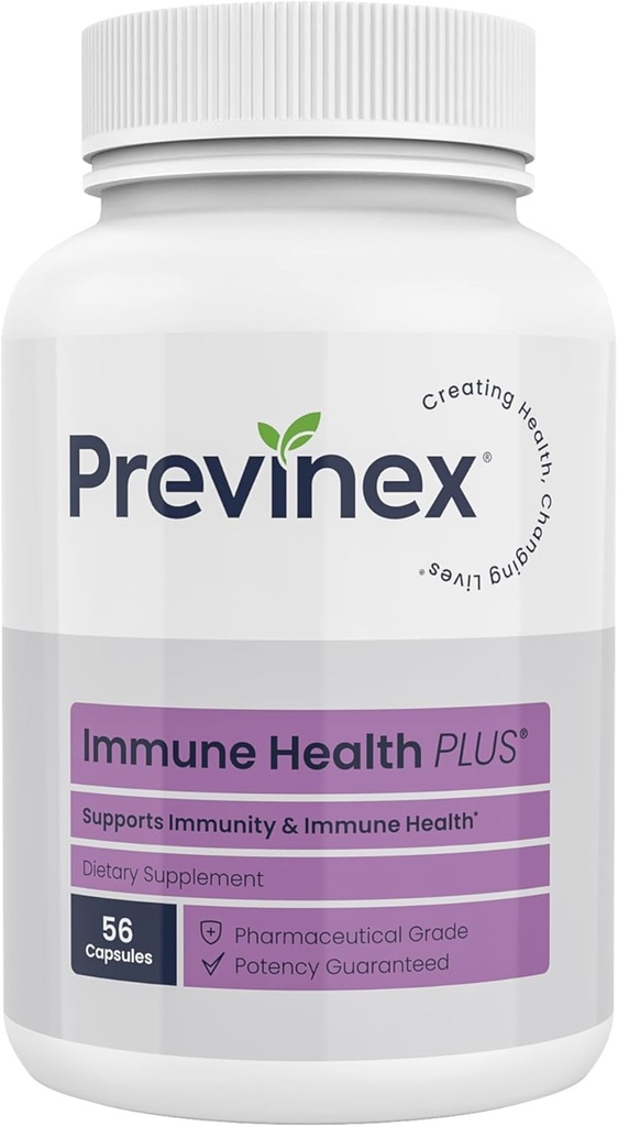 Immune Health Plus - La défense immunitaire avancée avec 9-en-1 mélange puissant de vitamine C, de vitamine D3, de zinc, de mûrier, de maïs biologique, de shiitake et de champignons Reishi, Beta Glucans – supplément immunitaire