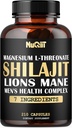 Magnesium met Lions Mane, Shilajit Capsules en Male's Health Complex als Ashwagandha, Maca Root & More - 210 Capsules